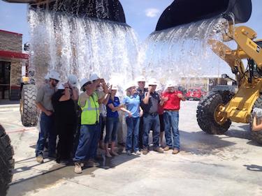 Caterpillar Ice Bucket Challenge