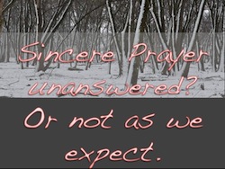 Sincer Prayer
